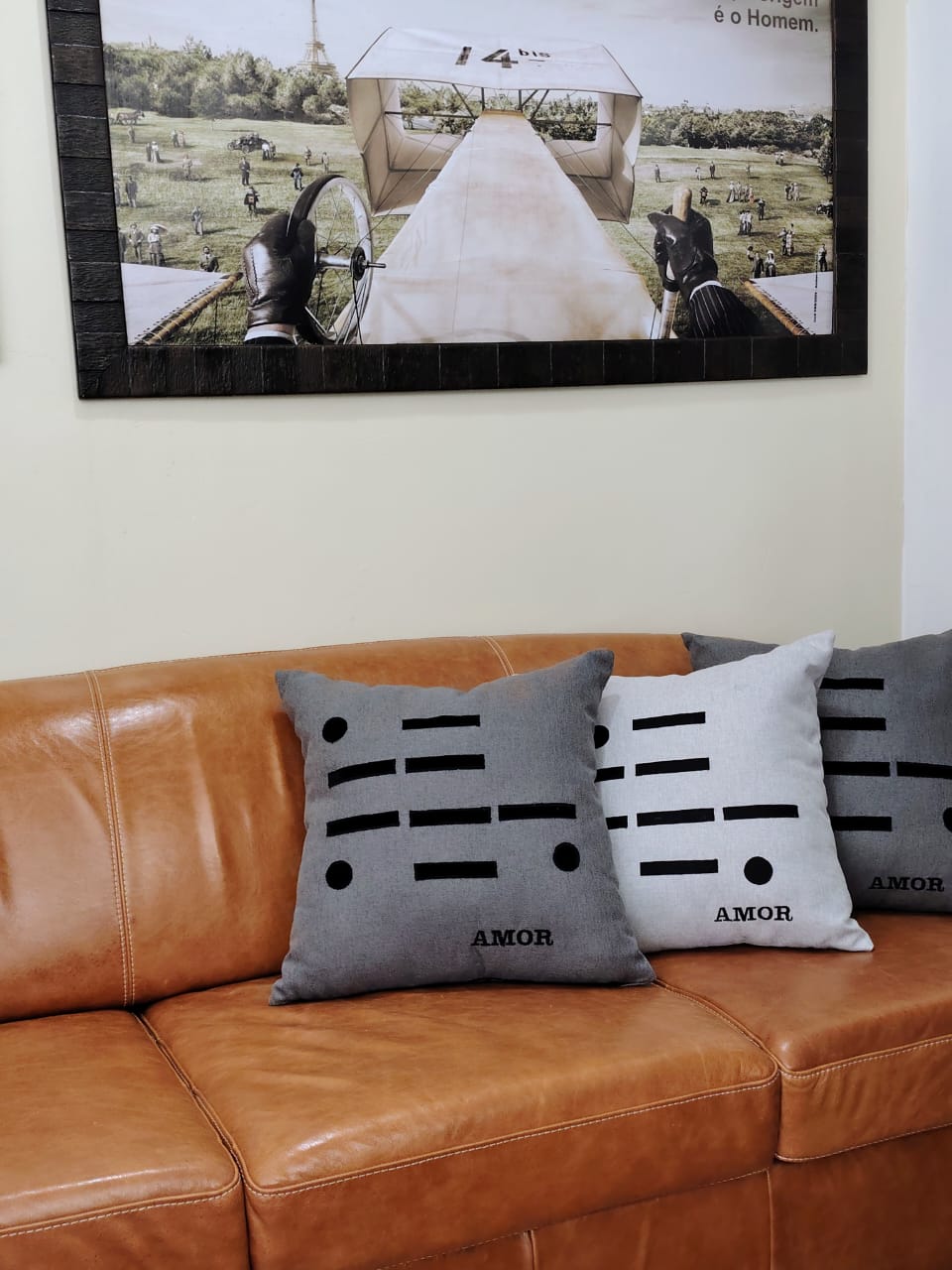 Almofada Morse 50x50 — Coleção Morse | Toque que comunica