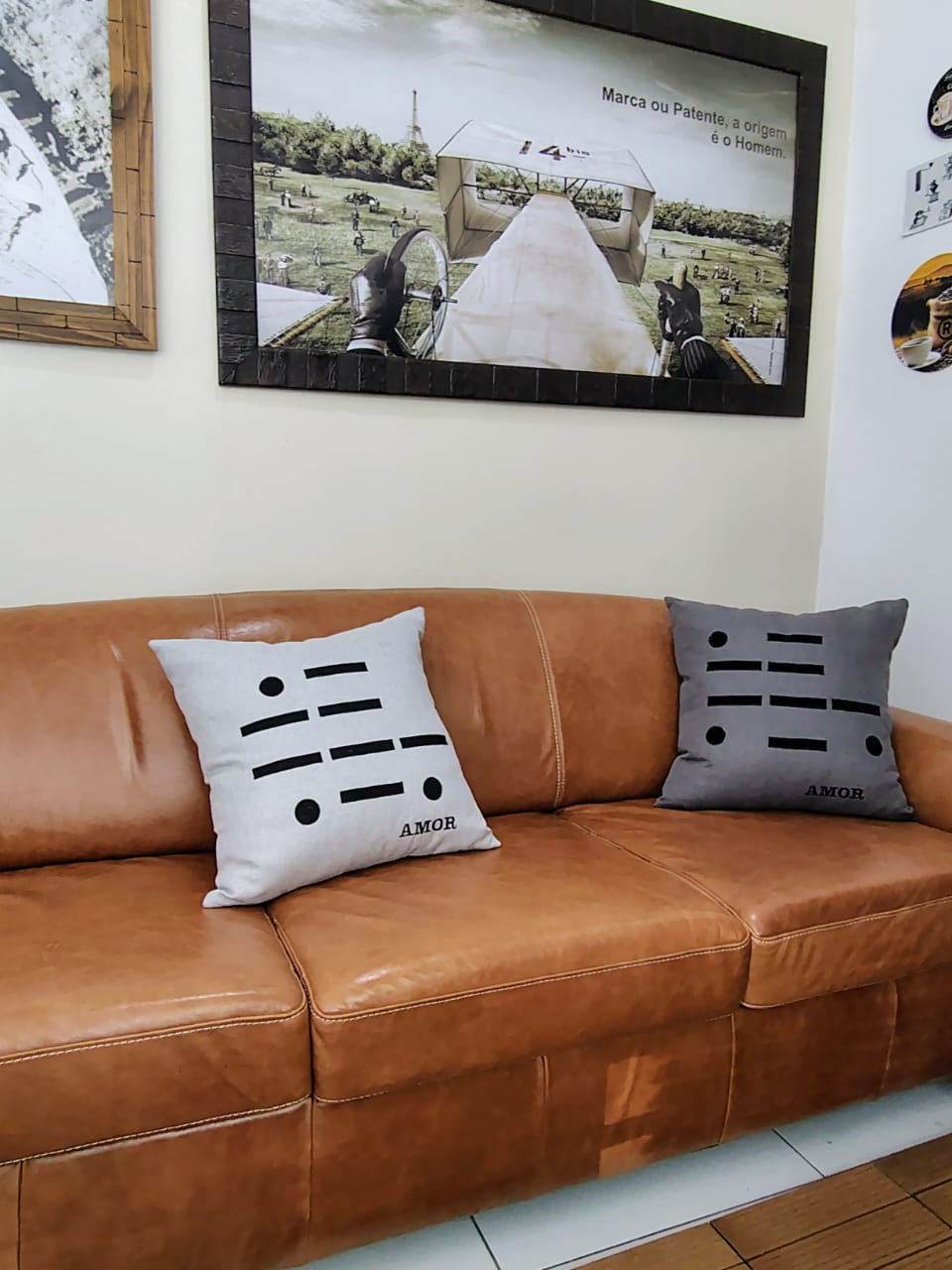 Almofada Morse 50x50 — Coleção Morse | Toque que comunica