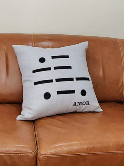 Almofada Morse 50x50 — Coleção Morse | Toque que comunica