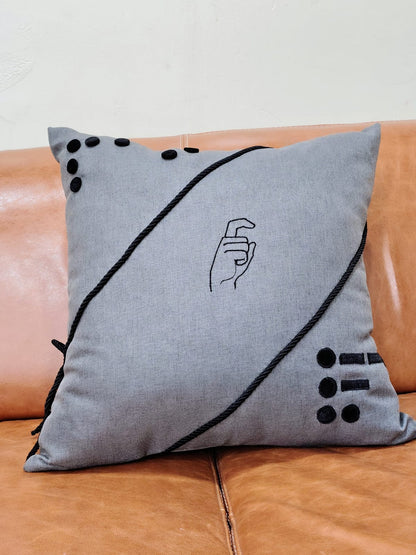 Almofada Decorativa Dia dos Pais Gaurê | 50x50 | Edição Especial Inclusiva