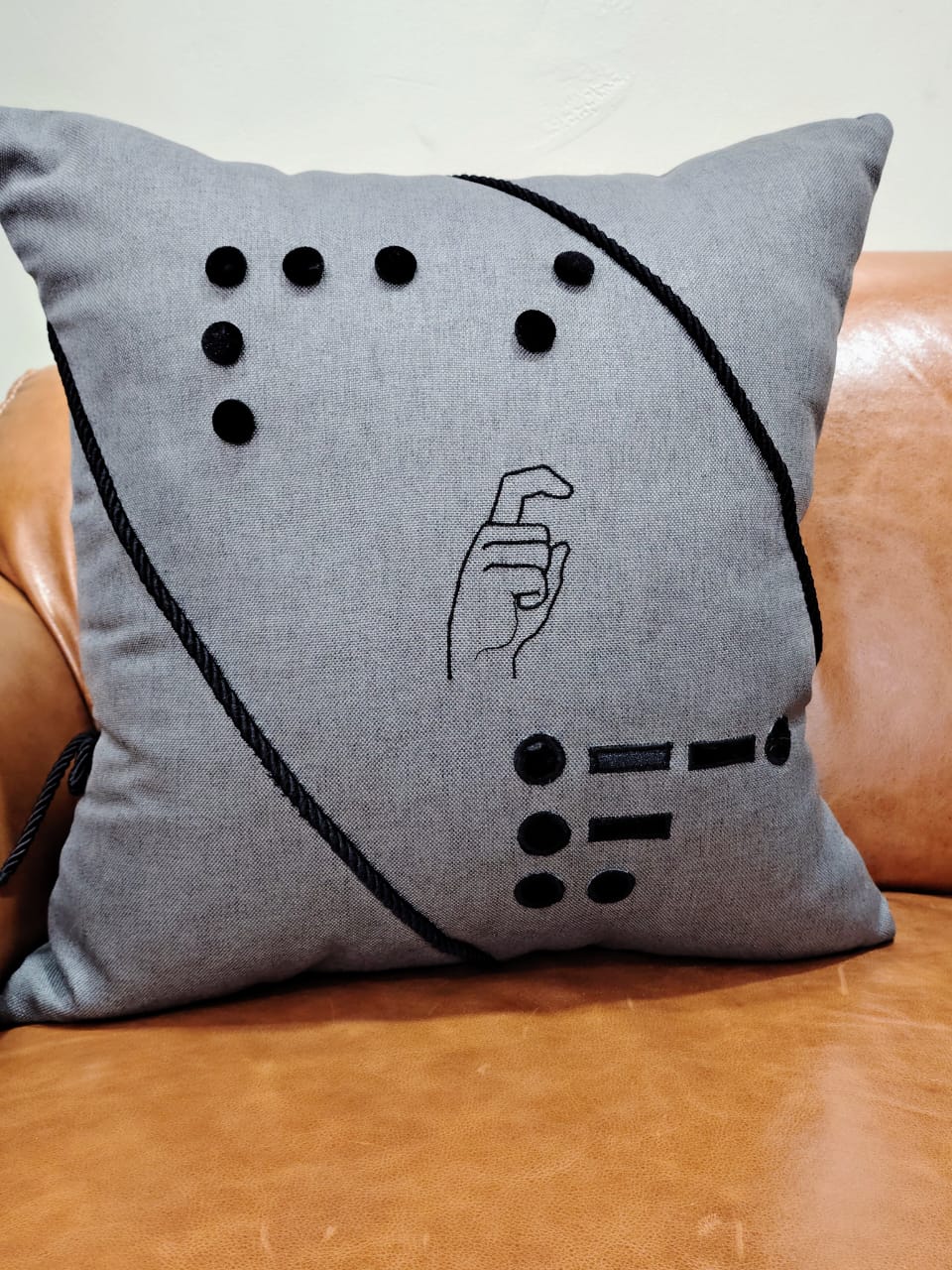 Almofada Decorativa Dia dos Pais Gaurê | 50x50 | Edição Especial Inclusiva