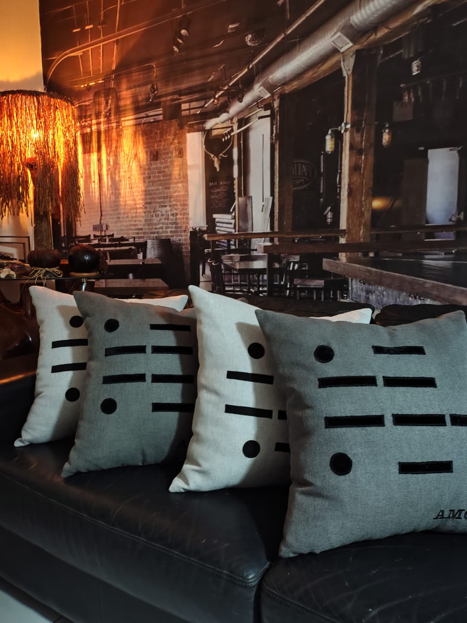 Almofada Morse 50x50 — Coleção Morse | Toque que comunica